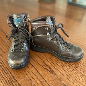 LL Leather Cresta Gore-Tex Vibrum Soles Hiking Boots Women 7.5